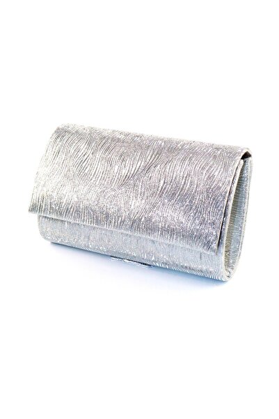 KEEBA Țesătură cu undă laser. Geantă de seară argintie. Geantă pentru rochie de seară pentru femei Geantă pentru rochie de seară Argintiu. Geantă gri pentru invitați la nuntă