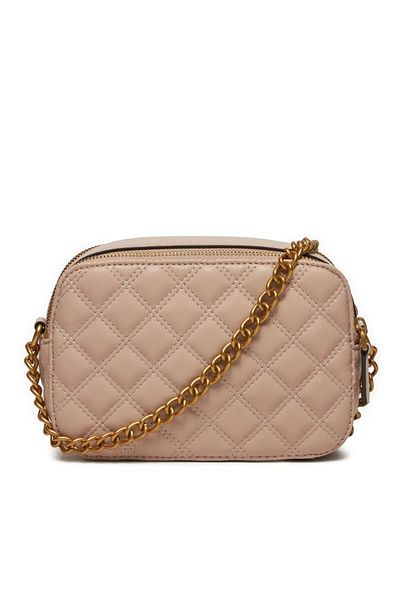 Guess Бежова дамска чанта през рамо - HWQG8748140-LBG
