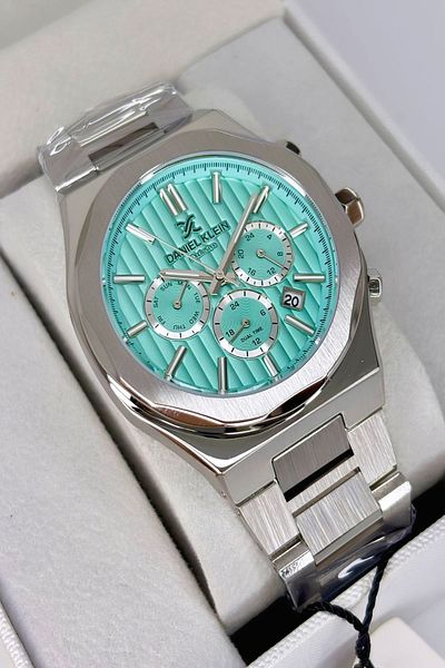 Daniel Klein Men's Steel Cord with Wristwatch and Bracelet Gift