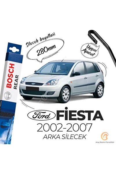 Bosch Rear Arka Silecek Ford Fiesta 2002-2007 ile uyumlu