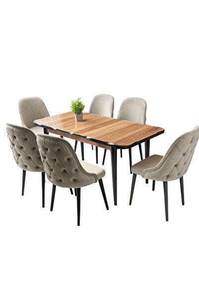 zerafev Açılır Yemek Masası Norm 130 X 80/160 X 80 High Gloss (Sadece Masa)