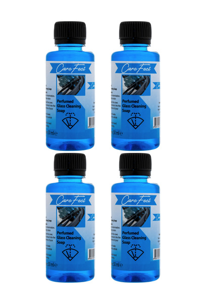CareFect Konsantre Oto Cam Temizleme Sabunu Cam Suyu 50 Ml X 4 Adet Araç Sile...