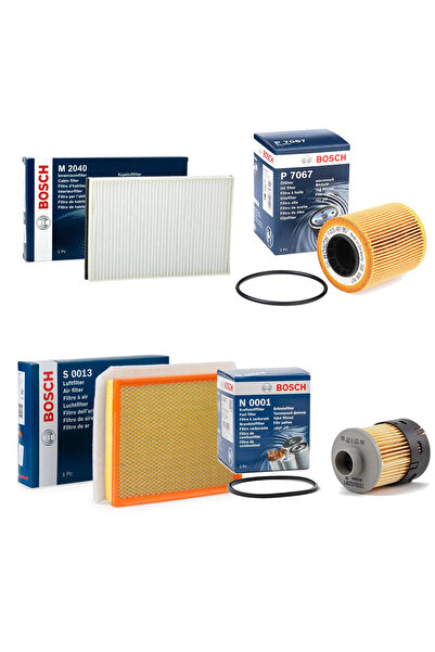 Bosch Opel Astra H 1.3 CDTI 4'lü Filtre Bakım Seti (2005 - 2013)