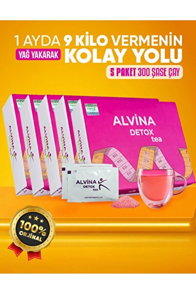 ALVİNA DETOKS Alvina Detox tea Beşli Paket