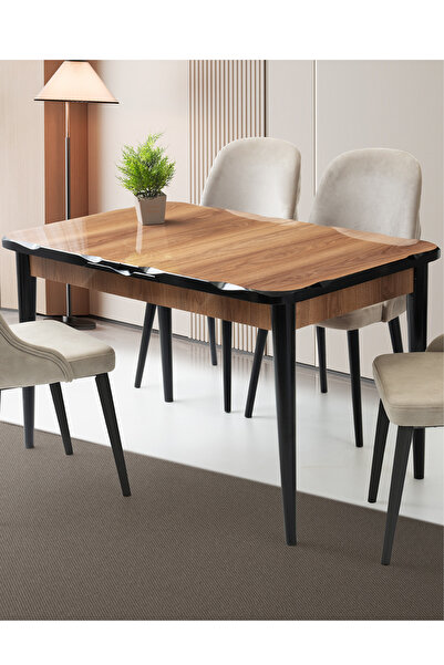 zerafev Açılır Yemek Masası Norm 130 X 80/160 X 80 High Gloss (Sadece Masa)