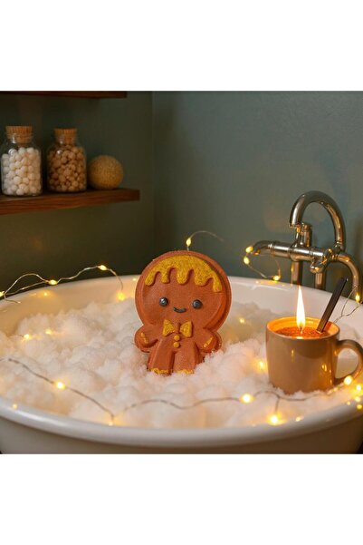 star bathbomb starbomb Kurabiye Adam Banyo Topu / Nem Bombası