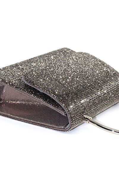 KEEBA Geantă clutch pentru rochie de seară pentru femei cu detaliu din piatră...