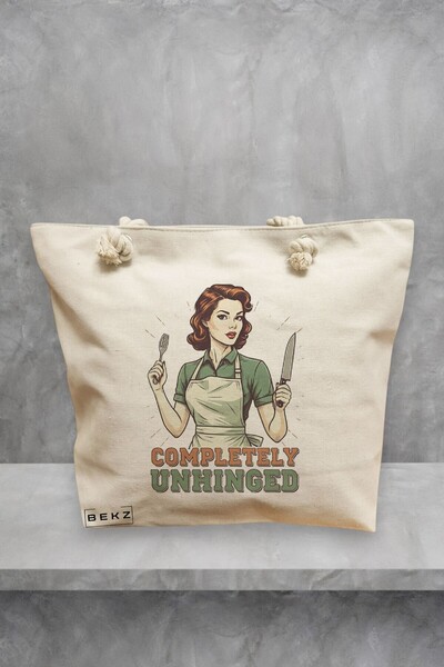 BEKZ Τσάντα θαλάσσης, πλήρως ανοιχτή, 40x51 cm, Κρεμ, BEKZ®