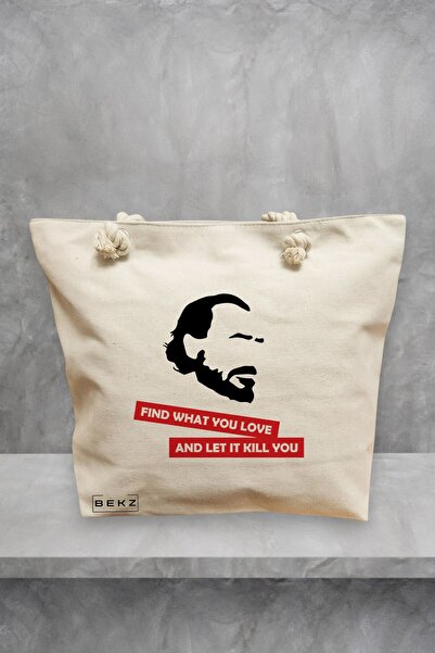 BEKZ Τσάντα Θαλάσσης, μοντέλο Βρες αυτό που αγαπάς και άφησέ το να σε σκοτώσε...