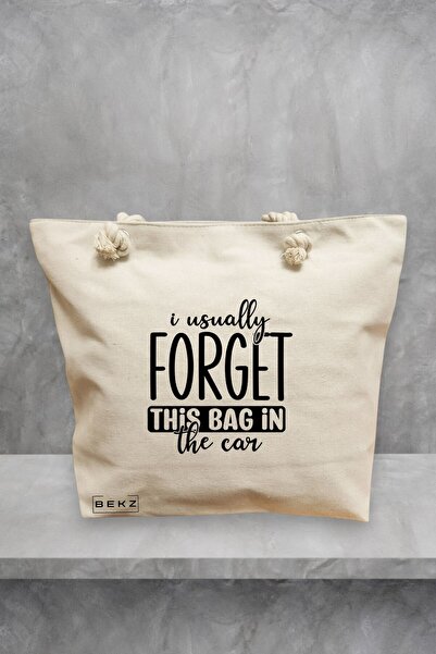 BEKZ Τσάντα θαλάσσης Tote, μοντέλο που συνήθως ξεχνάω αυτή την τσάντα στο αυτ...