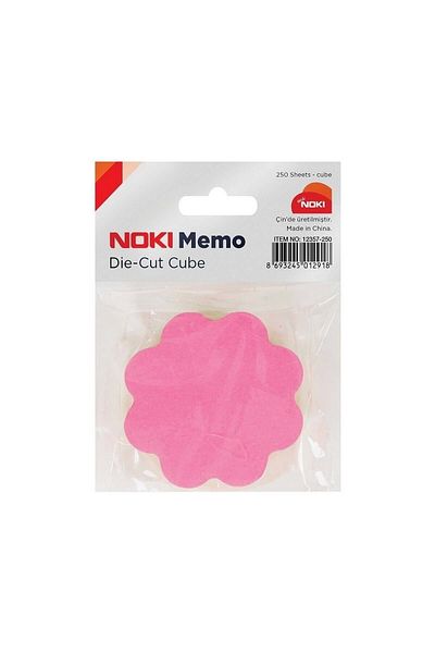 Noki 75x75 Mm Flower Patterned Adhesive Note Paper
