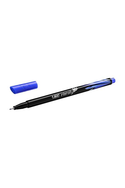 Bic قلم تحديد رفيع ذو طرف رفيع من Bic باللون الأزرق