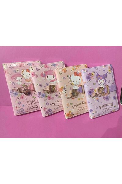 SANRIO Kuromi Locked Diary A6 192Yp 80Gr