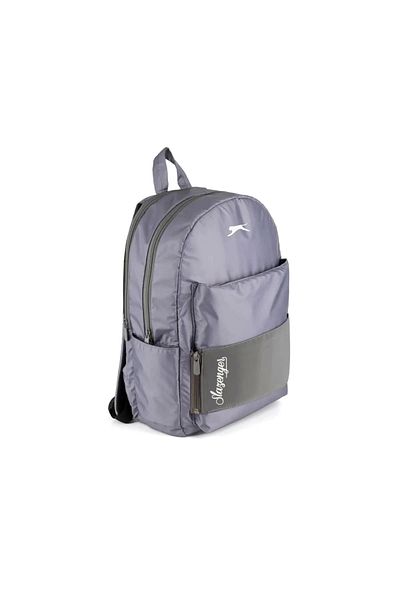 Slazenger Gray Front Silver Band Parachute Backpack