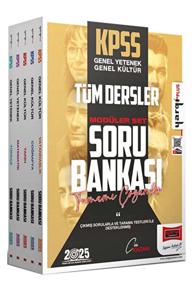 Yargı Yayınları Yargı Yayınları 2025 KPSS GK-GY Tamamı Çözümlü Modüler Soru B...