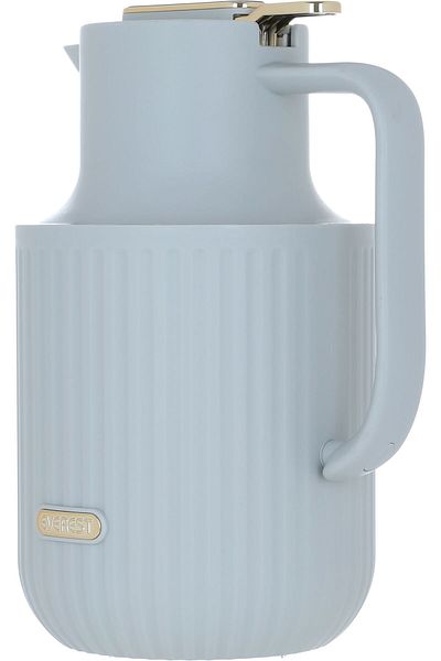 Alsaif Gallery Lura Thermos, Light Gray And Gold, 1.5 Liters