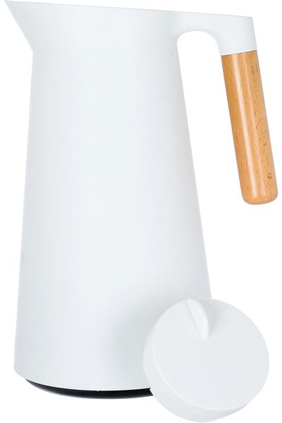 Alsaif Gallery Linda Thermos White Wooden Handle 1 Liter