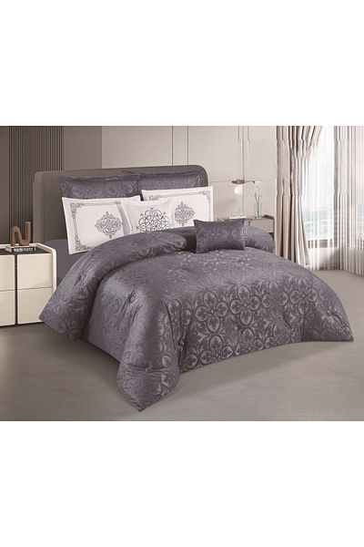 HOURS Delia 8-Piece Summer Jacquard Bedspread Set – Lightweight Luxury & Breathable Comfort