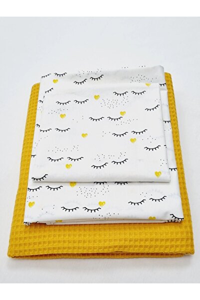 Yada Baby طقم وافل للأطفال مصنوع من القطن بنسبة 100% معتمد من OEKO-TEX - 80x1...