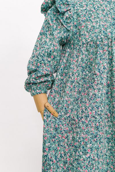 Betül Akbay Rochie Hijab pentru fete din viscoză 100% bumbac Model Amine Rochie lungă până la podea