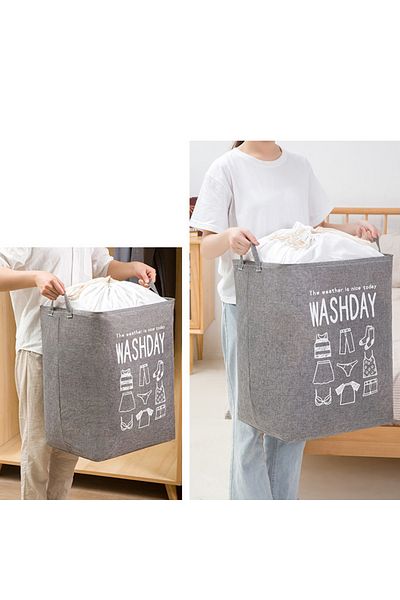 Bogadini Foldable Storage Basket For Quilts Made Of Oxford Material Large Capacity Multifunctional