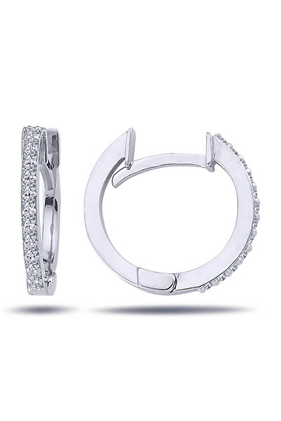 Lova Pırlantalı Halka Küpe - 3040043