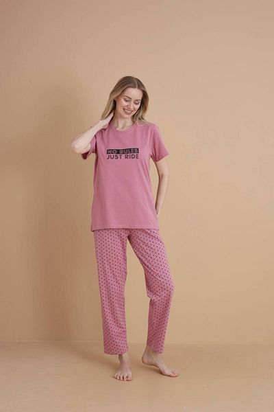 shopshop Women's Koala Printed Plaid 100% Cotton Short Sleeve Pocket Summer Pajama Set