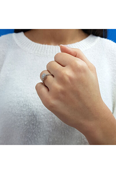 Lova 0,25 Karat Baget Pırlanta Yüzük - 1010346