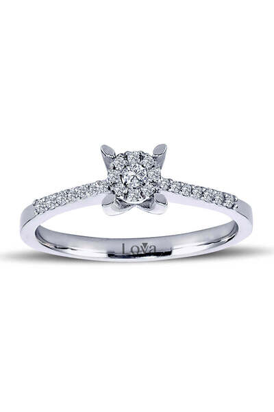 Lova 0,30 Karat Tektaş Görünümlü Pırlanta Yüzük - 1020171