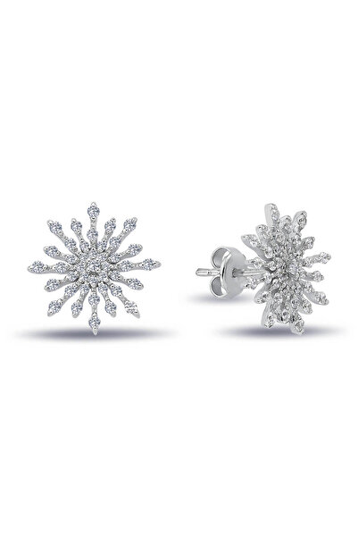 Lova Pırlanta Kar Tanesi Küpe - 3040107