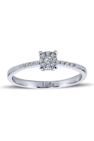 Lova 0,30 Karat Tektaş Görünümlü Pırlanta Yüzük - 1020172