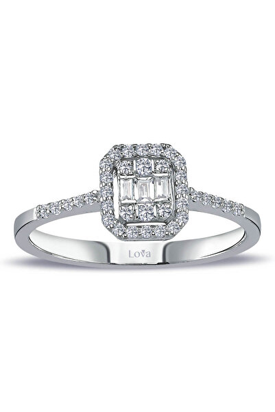 Lova 0,25 Karat Baget Pırlanta Yüzük - 1020394