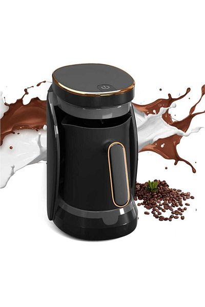 Generic Turkish Coffee Maker With Smart Touch Button – Non-stick, Multi-function Machine For Hot Drinks