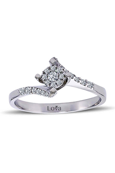 Lova 0,30 Karat Tektaş Görünümlü Pırlanta Yüzük - 1020174