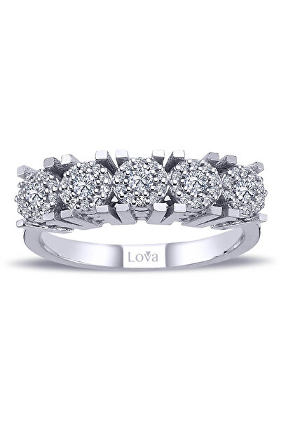 Lova 2 Karat Beştaş Görünümlü Pırlanta Yüzük - 1020306