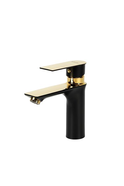 GENERAL High-Quality Black and Gold Sink Mixer