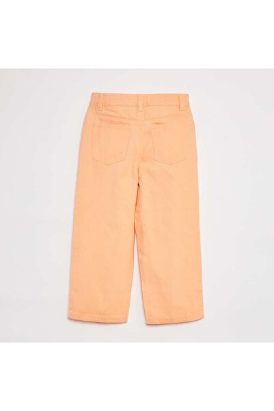 KIABI Cropped denim trousers ORANGE