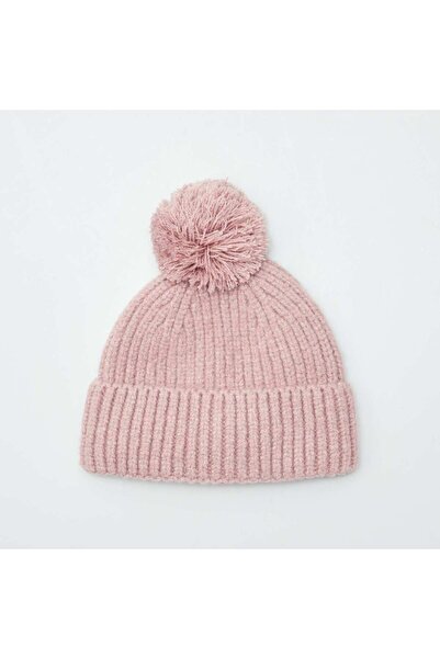 KIABI Double fleece hat + snood set PINK