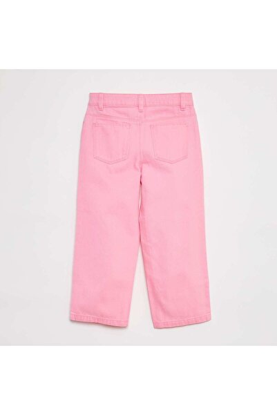 KIABI Cropped denim trousers PINK