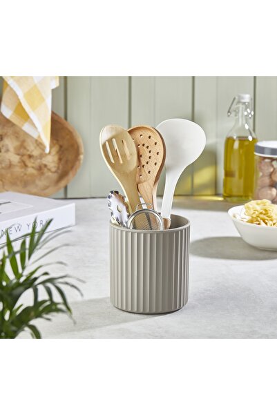Seyank Haus Silindir Kaşıklık Tezgah Üstü Servis Standı Dik Kaşıklık Delikli ...