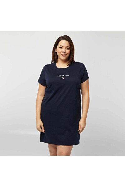 KIABI Jersey nightshirt BLUE