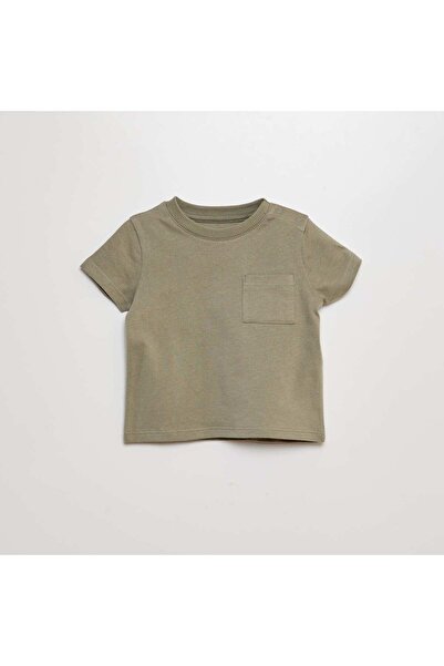 KIABI Plain short-sleeved T-shirt GREEN