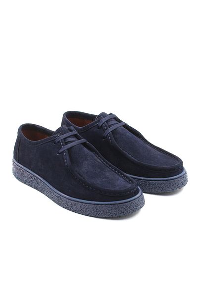 Ayakkabıhane Inside and Outside Genuine Suede Leather Navy Blue Men's Casual Shoes Ah086281312129