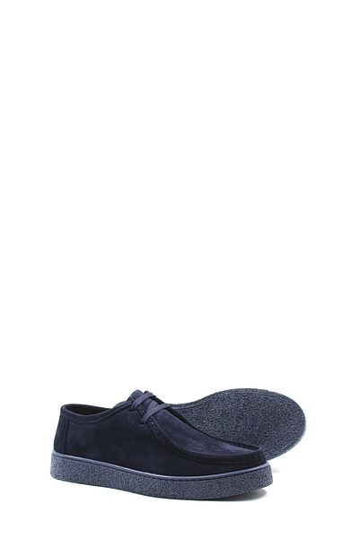 Ayakkabıhane Inside and Outside Genuine Suede Leather Navy Blue Men's Casual Shoes Ah086281312129