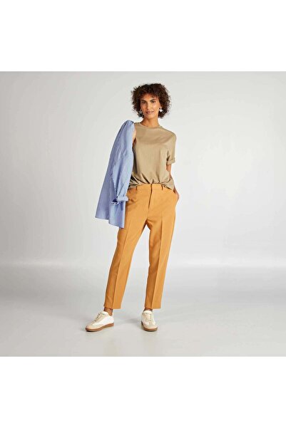 KIABI Basic slinky T-shirt KHAKI