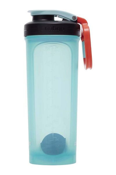 Contigo Fit Shake & Go 2.0 Shaker Bottle Bubble Tea 28 fl oz. Snap Top Mixer