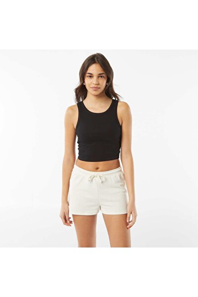 KIABI صدرية علوية بأذرع مقطوعة باللون الأسود