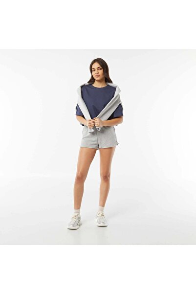 KIABI Plain lightweight sweatshirt fabric short shorts GREY