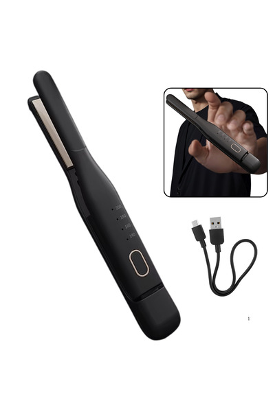 Versatyx Placa de indreptat parul si barba, Invelis Ceramic, Fara Fir, 4 Trepte caldura