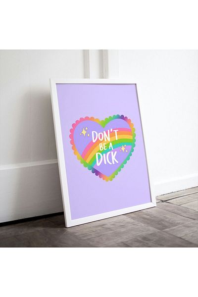 Arthopia Rainbow Pinterest Αφίσα με κορνίζα Υψηλής ποιότητας διακοσμητικό σχέδιο ζωγραφικής